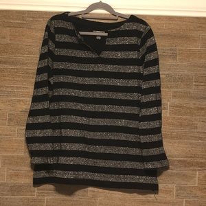 Liz Claiborne Sport striped sweater